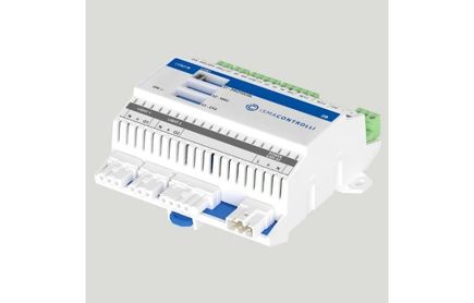 iSMA-B-2D Configurable lighting controller with Modbus RTU communication. Built-in: 2xDI, 2xSI, 2xDALI, (built-in Power supply max. 40 mA on each bus)
